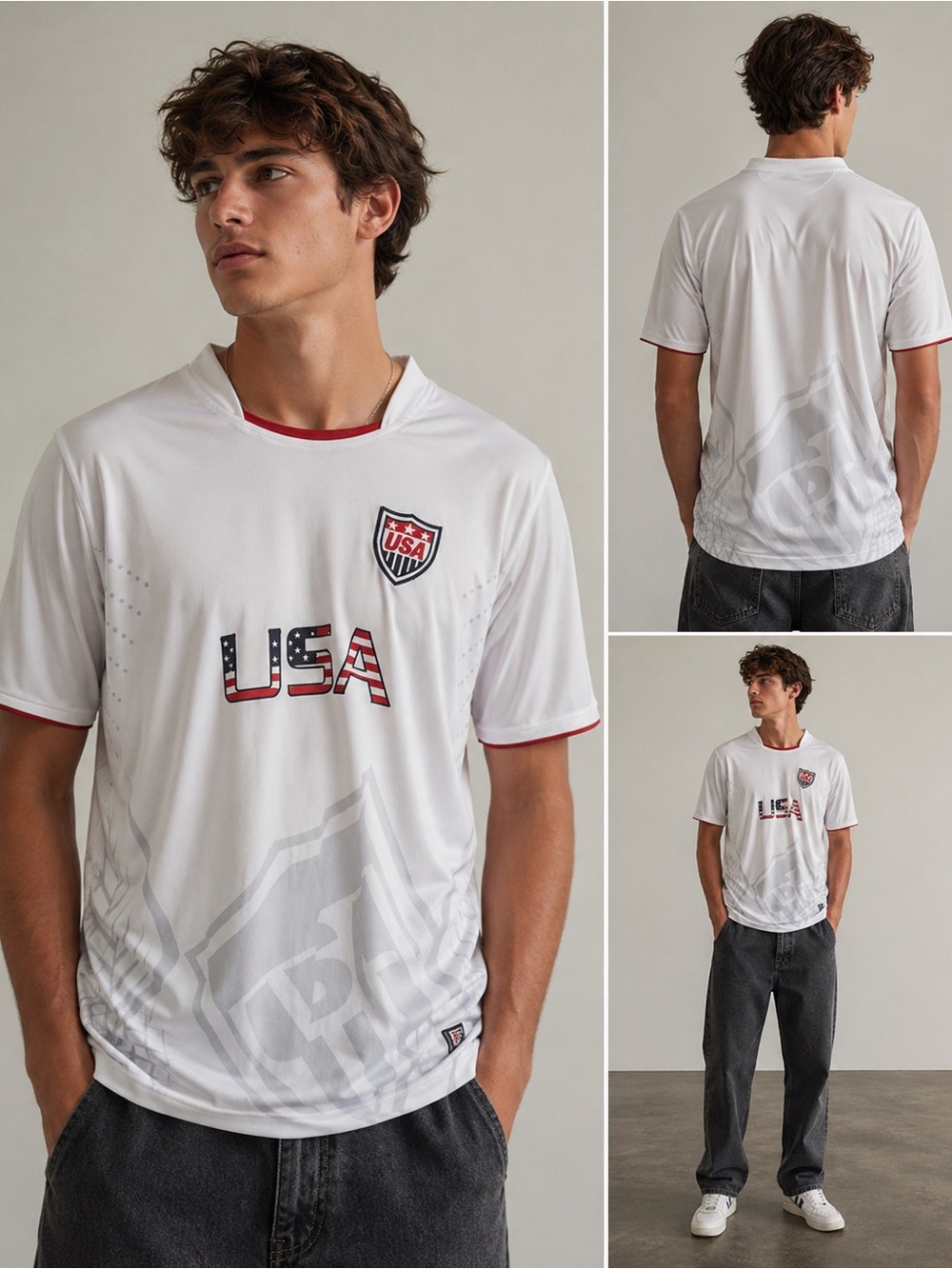 USA Soccer White Shirt
